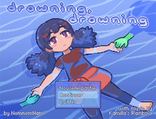 drowning, drowning's title screen